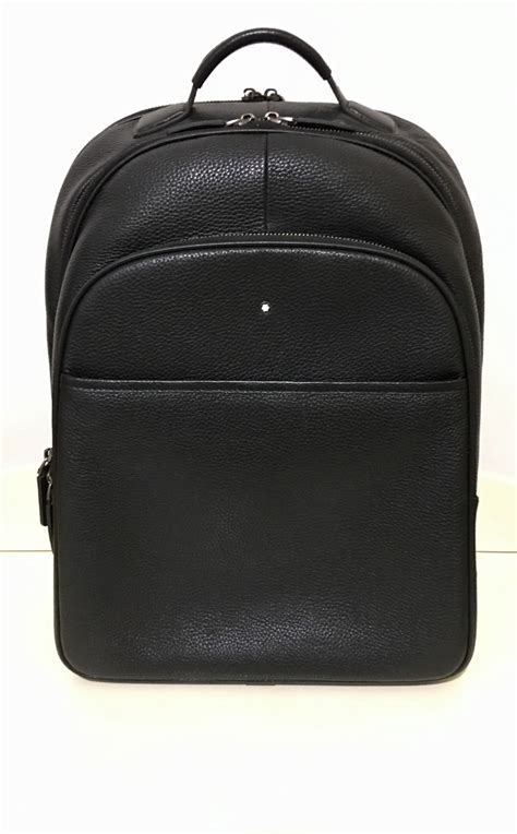 mochilas masculinas de couro montblanc